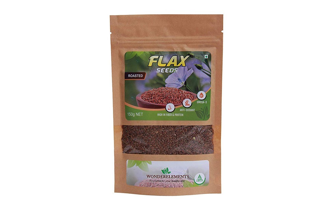 Wonderelements Roasted Flax Seeds    Pack  150 grams